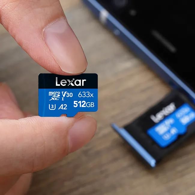 Lexar 32GB 633x microSDHC UHS-I Card Blue Series: Buy Online at