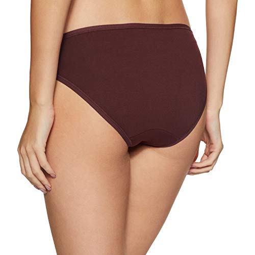 Image of Amante Solid Low Rise Cotton Bikini Panty Pack(Pack of 3)