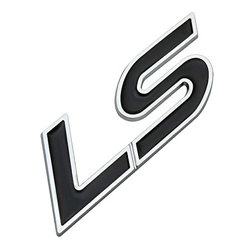 Image of 2Pcs LS Nameplate Emblem Badge LH RH Replacement for Chevrolet Silverado Tahoe Suburban Truck SUV (Black)