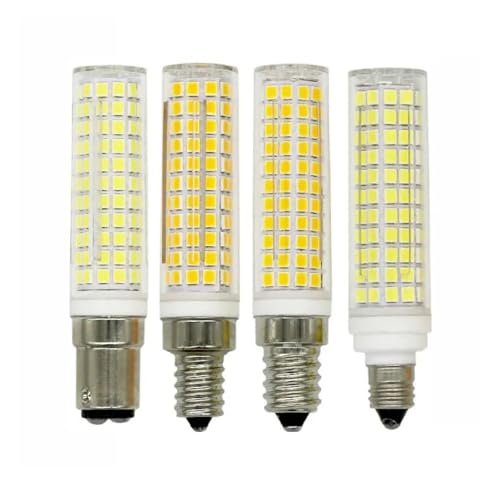 eufeifeiegds 1個 BA15D E11 E12 E14 LED シーリングライト電球 8W 136 勉強部屋読書灯 220V 120V キッチンシーリングファンライト 150W ランプ(Warm White 3000K,E12 230V)