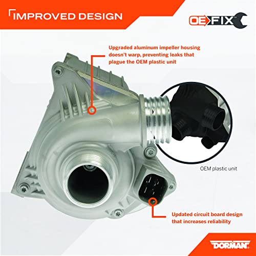 Dorman 599-962 Electric Engine Water Pump Compatible With Select Bmw Models (Oe Fix) #TOP1