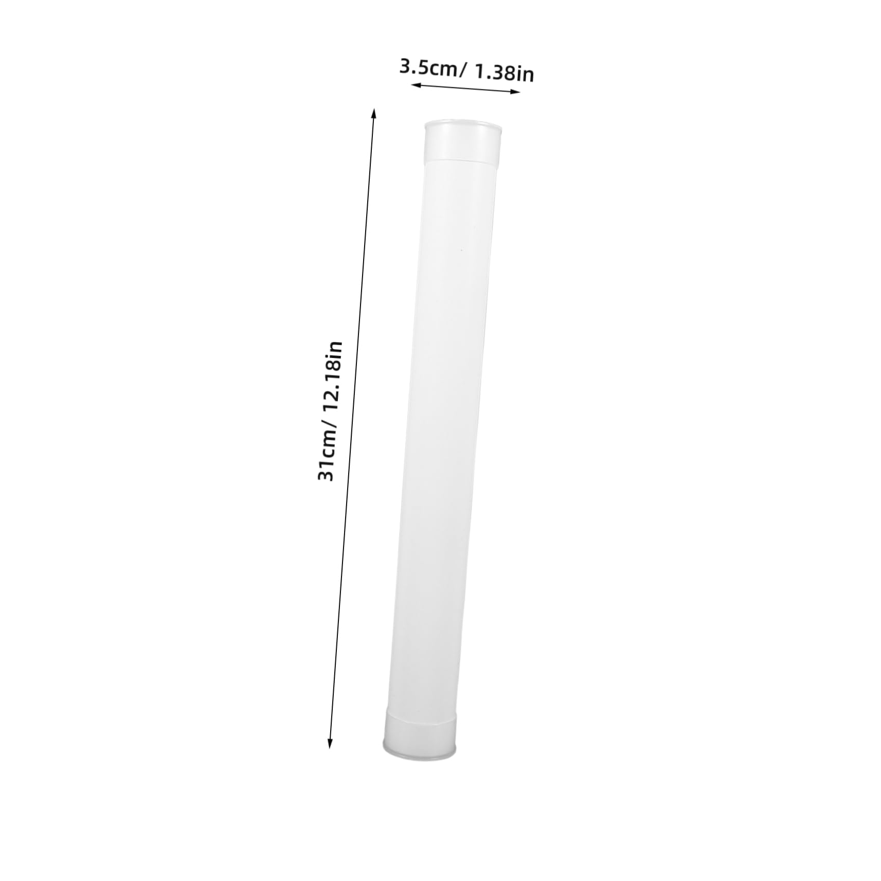 OKUMEYR 5pcs Cardboard Storage Tube Caps Telescoping Mailer Tubes for Shipping Storage 31cm Long Mailing Caps for Prints Artwork Set of 5