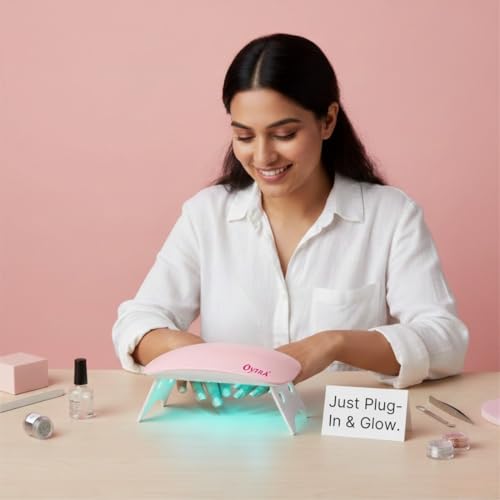 Image of Oytra UV LED Nail Lamp USB Mini Dryer for Gel Polish & UV Resin Curinng Portable Fast Cure Light for Art Jewelry Making DIY Craft Compact Gel Manicure Machine for Beginners Professionals