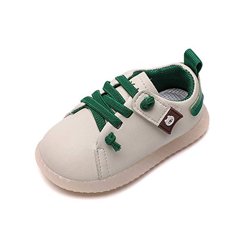 Peggy Piggy Boys&Girls Baby Infant Shoes Leather Soft Sneakers Non-Slip First Walking Shoes 6 9 12 18 Months cover