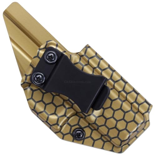 Image of KYDEX Thermoform Sheet - (Honeycomb Camo) - (Liquid Metal) - (Gold /Black) - (8in x 12in) - (1 Sheet) - (for Holster Making, Cosplay, Hobby) - (USA Made)