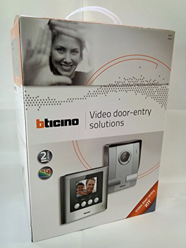  VIDEOCITOFONO BTICINO KIT VIDEO CITOFONO COLORI 3,5 LCD LUCE LED ESTERNO 2 FILI