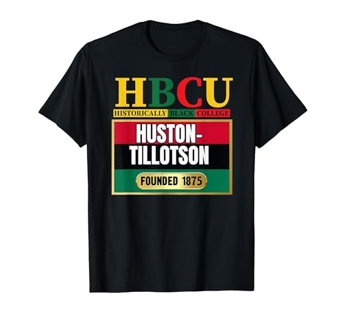 Huston–Tillotson HTU HBC Graphic T-Shirt Men Black Large
