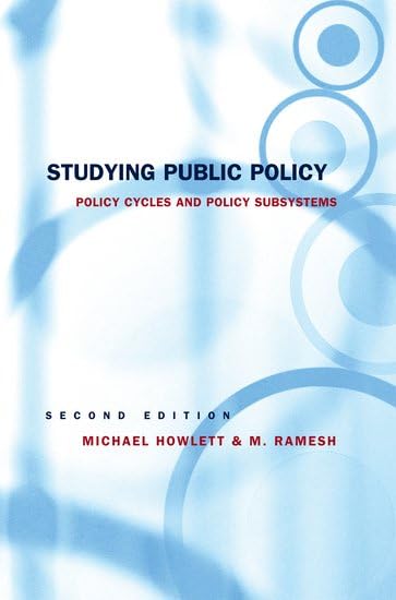 Buy Studying Public Policy: Policy Cycles and Policy Subsystems — BookShops.in