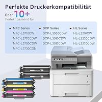 ONLYU TN-243CMYK TN247 Toner Kompatibel für Brother MFC L3750CDW 5er-Pack – Ansicht 4