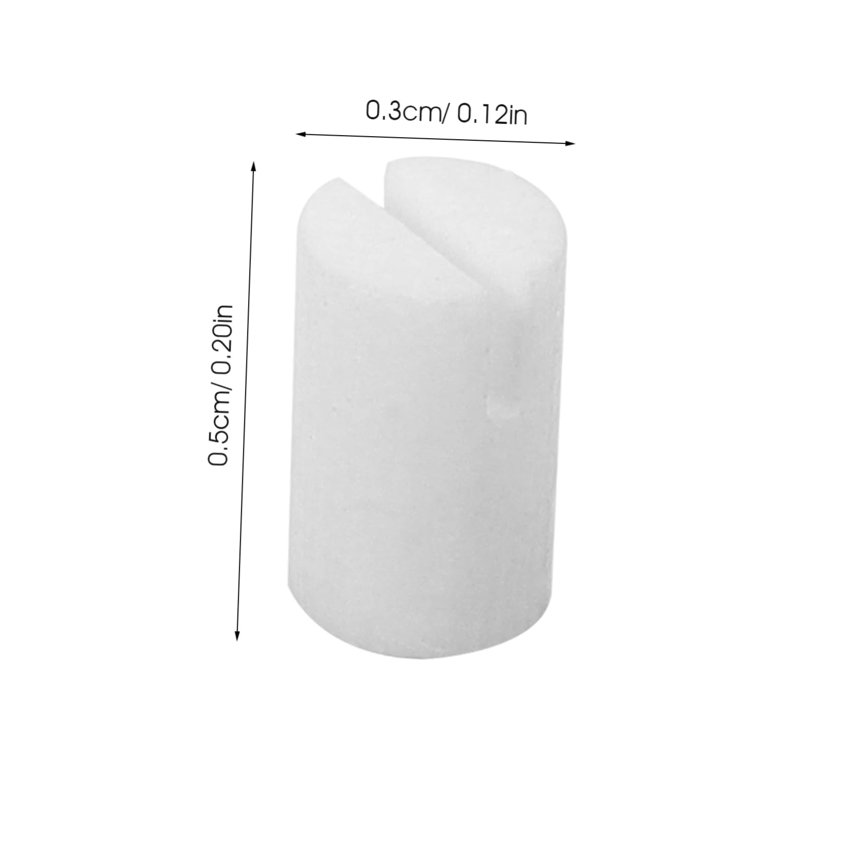 BESPORTBLE 4pcs Banjo Bone Nuts for Strong Sustain Unique Replacement Banjo Nut Blanks Essential Accessories Women Musicians