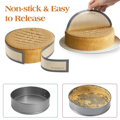 Silicone Baking Mat for Springform Pan 10 inch, Prevent cake from Sticking to Bottom and Side,Easy Clean & Non Sick Silicone Baking mat for Cheesecake Pan by Angadona - Image 2