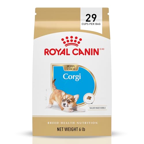Royal Canin Corgi Puppy Dry Dog Food, Kibble for Corgis 2 to 12 Months, Supports Digestion and Bone...
