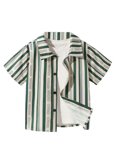 Image of TAGAS Boys' Shirt|Casual Short Sleeve Shirts for Kids | Button-Down Summer Shirts | Regular Fit Stylish Wear