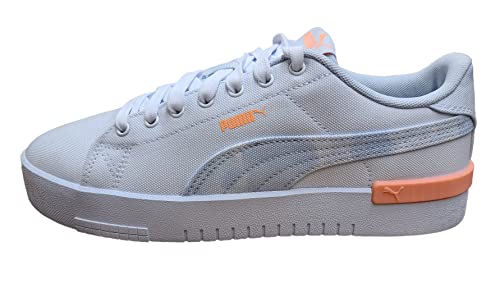 PUMA レディース Jada スニーカー, ホワイト-アークティックアイスフィジーメロン, 6