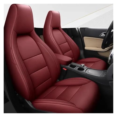 Housses siège voiture Mercedes Benz GLA CLA A200 finition haut de gamme vin rouge