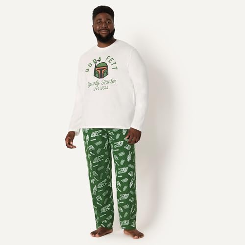 Image of Amazon Essentials Disney | Marvel | Star Wars Men's Flannel Pajama Sleep Sets