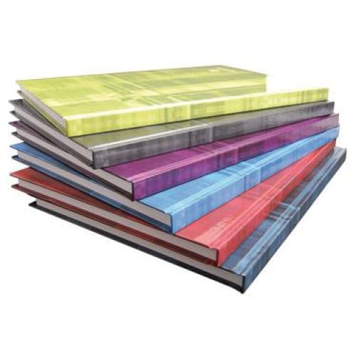 Lot de 5 Cahier Metric A4, 192p./96 feuilles 90 g/m² brochure rembordée rigide, uni