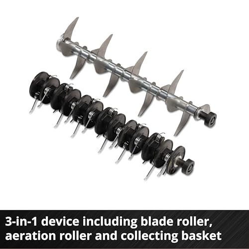 Einhell Power X-Change 36V Cordless Lawn Scarifier And Aerator - Brushless Motor, 35cm Raking Width, 3 Working Depths - GE-SC 35 Li Solo Electric Scarifier And Lawn Aerator (Battery Not Included) 12 Einhell Power X-Change 36V Cordless Lawn Scarifier And Aerator - Brushless Motor, 35cm Raking Width, 3 Working Depths - GE-SC 35 Li Solo Electric Scarifier And Lawn Aerator (Battery Not Included) - Image 12