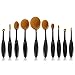 Produktbild 10PCS Make-up-Pinsel-Set weiche Oval Zahnbürste Shaped Foundation Contour Pinsel Puder erröten Conceler Eyeliner Blending Pinsel Kosmetik-Pinsel-Werkzeug-Set