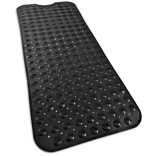 SlipX Solutions Power Grip Extra Long Bath Tub & Shower Mat...