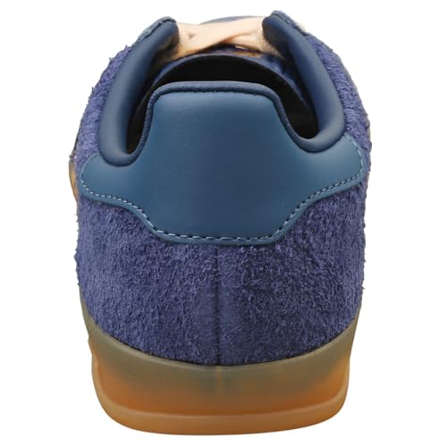 Image of adidas Gazelle Indoor Men's Sneakers, Dark Blue /Bliss Orange /Preloved Ink, Size 7