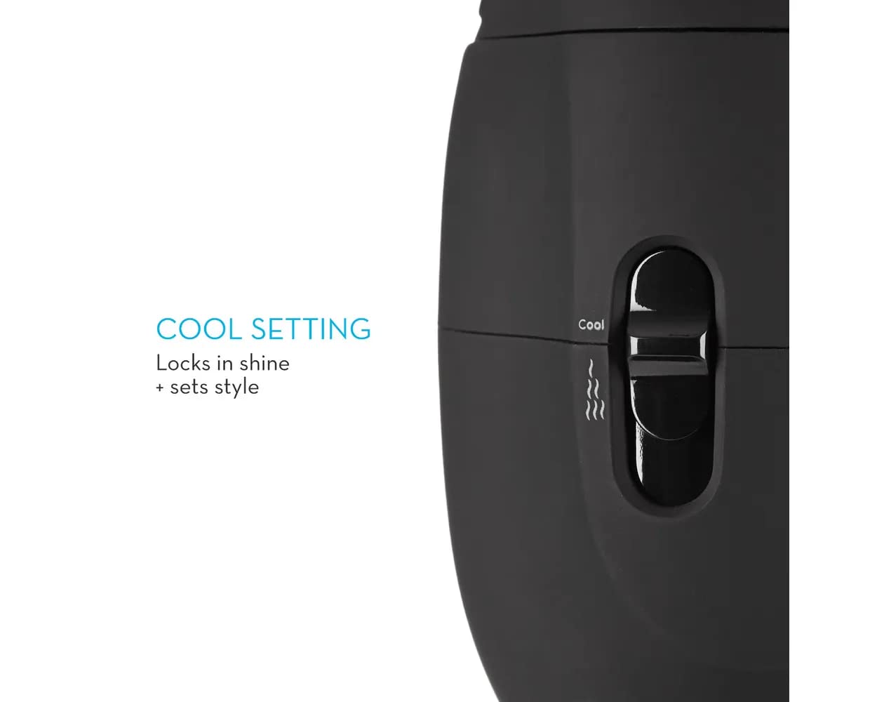 Neuro by Paul Mitchell Grip Handle-Free Hair Dryer, Multiple Heat + Speed Settings, Cool Shot Button