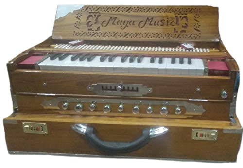 3.75 Octave 9 Scale Changer (with Coupler) Box Harmonium with 3 set of Reeds