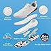 TEOHRW Wide Tennis Shoes for Men | All Court Pickleball Racquetball & Squash Athletic Sneakers | Arch Support & Cushioned Midsole White