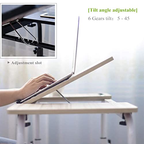 Table de lit à roulettes pour ordinateur réglable en longueur modèle A - 3
