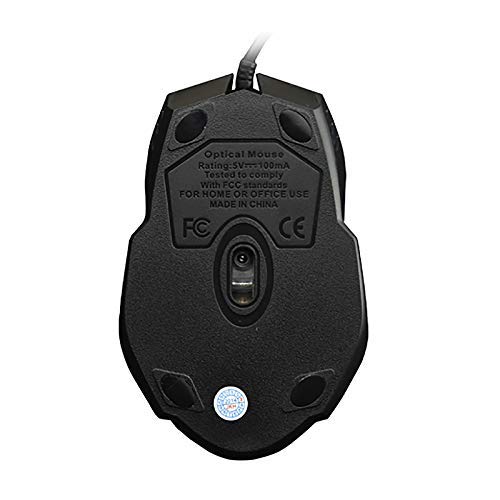 Image of High Precision Wired Mouse for Office and Laptop Use | 4‚AeWay Scroll Wheel, Dual‚AeButton Design, 118√o70mm Compact Size | Ultra‚AeFast 1.3m USB Cable, Quiet Click, Super Delivery, Black Color