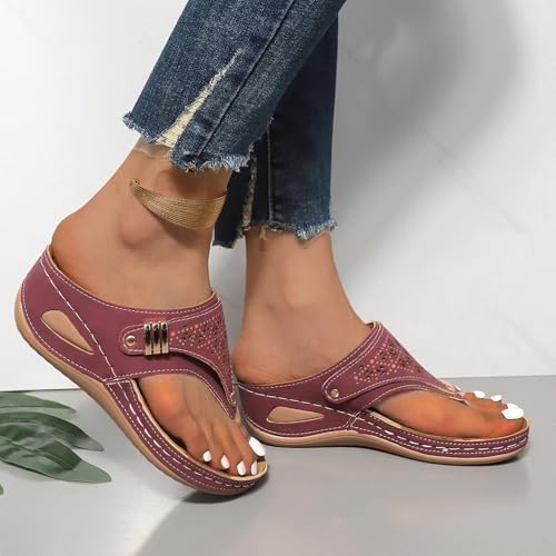 Avylays Orthopedic Sandals for Women, Avy Lace Breathable Mesh Sports Sandals with Non-slip Sole for Beach 6