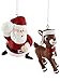 Kurt S. Adler Rudolph The Red-Nosed Reindeer Christmas Holiday Ornament Set Gift Boxed (One Size, Red)