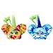 Furby Furblets 2-Pack, Mini Friends Pix-Elle & Ooh-Koo, 45+ Sounds Each, Music & Speaks Only Furbish, Electronic Plush Toys for Girls & Boys, Multicolor & Blue/White, 6+ (Amazon Exclusive)