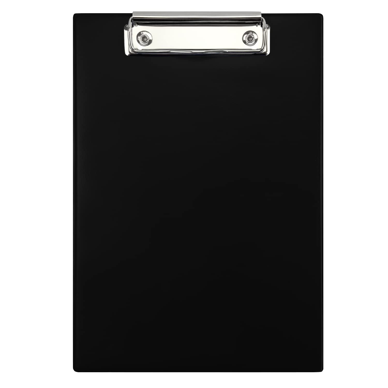 Netuno 1 x Clipboard A5 with Clip Black Writing Board with Metal Clamp Hard Plate Plastic Writing Case Writing Pad Clipboard DIN A4 Document Holder Writing Board with Clip — image 1