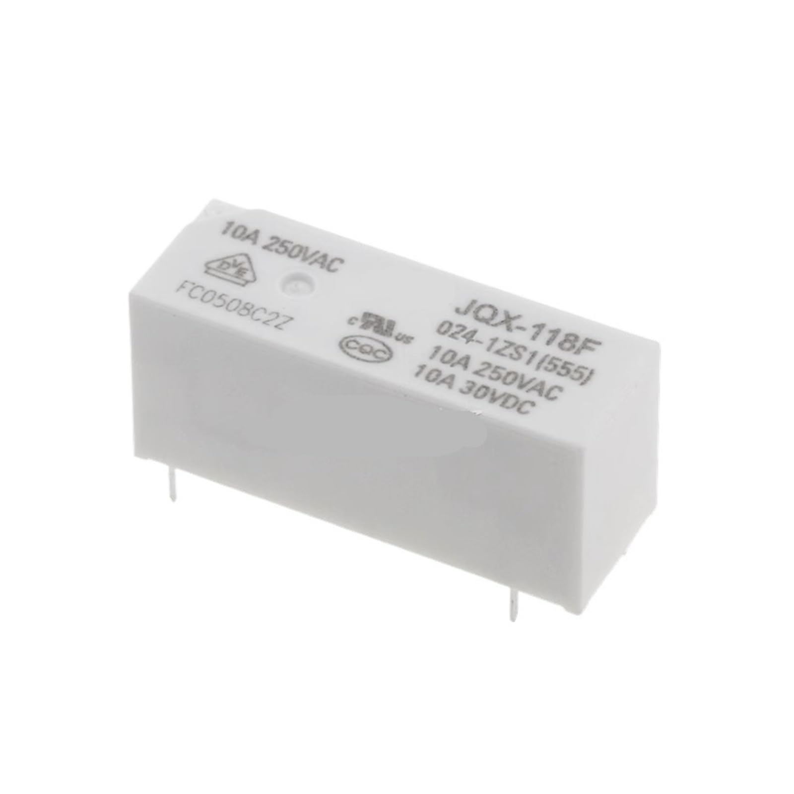 ICXLPMC 10Pcs JQX-118F-024-1ZS1 10A 5PIN 24V power relay