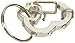 Rubit The Easy Dog Tag Rhinestone Heart Switch Clip, Small, 0.85-Inch Diameter, Silver