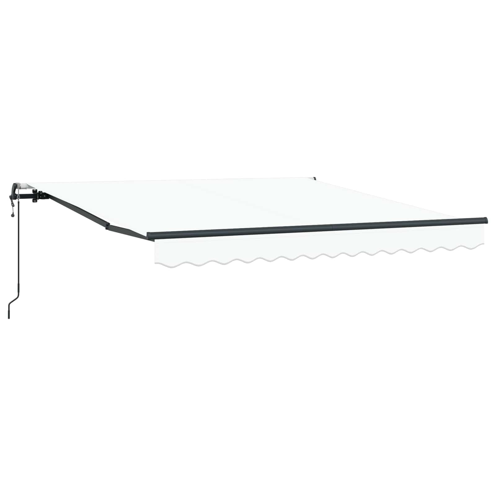 Store banne en aluminium blanc 300x250 de qualité supérieure