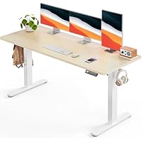 Amazon | ErGear 電動 昇降デスク 一枚板 スタンディングデスク