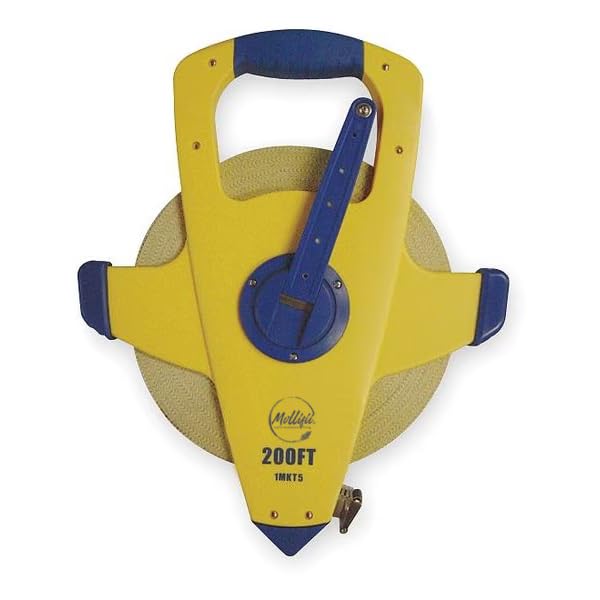 200 ft Engineer's Tape Measure, 1/2 in Blade, Mfr: 1MKT5-A