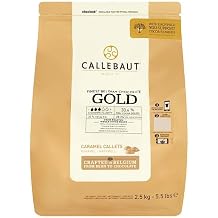 Callebaut Finest Belgian Chocolate Gold Caramel Callets 2.5kg | Case of 1