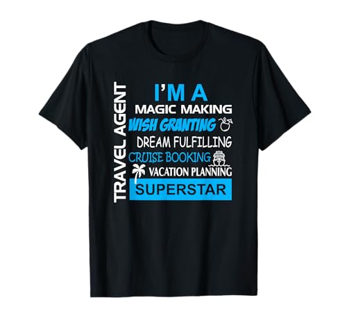 Travel Agent Magic Dream Cruise Vacation Superstar Shirt T-Shirt