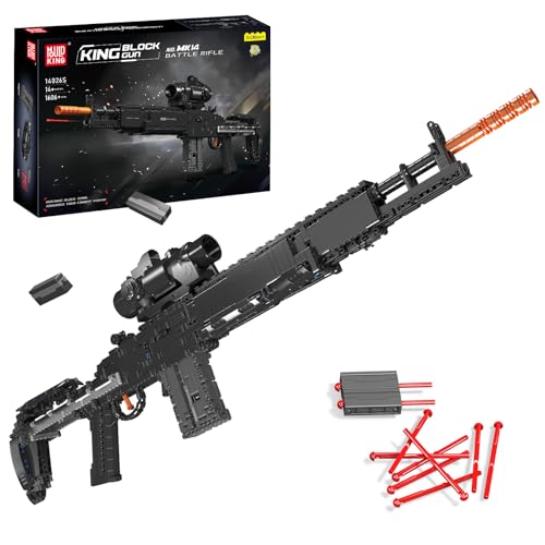 Mould King 14026 Kampfgewehr Bausteine Spielzeug 1606 Stücke Technik Bauset Pistole Bausteine Schießwaffe Modell