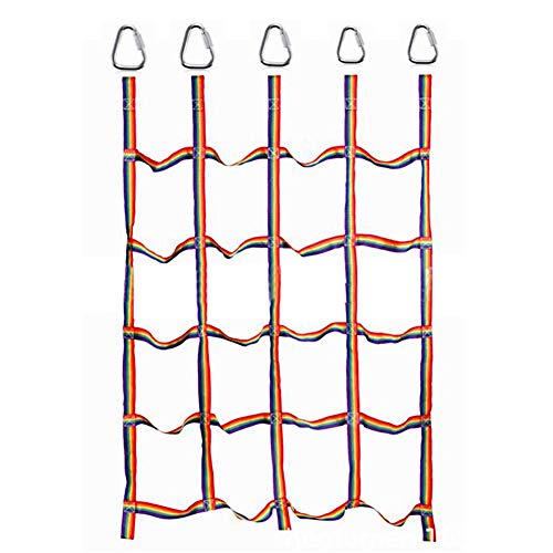 Rete Da Arrampicata Per Bambini In Poliestere - Doppio Strato, 2x3m, Resistente Per Esterno E Interno - 5