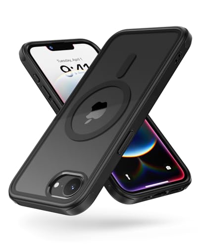 Coque iPhone 16e MagSafe MobNano noire : protection antichoc pour votre quotidien