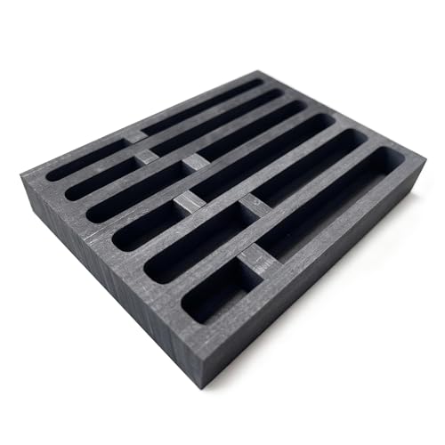 6-in-1 Reusable Graphite Ingot Mold Long Bar Smelting Mold & Crucible for Melting Gold Silver Copper Jewelry Casting Molds for Metal Melting Casting & Refining(GM-01)