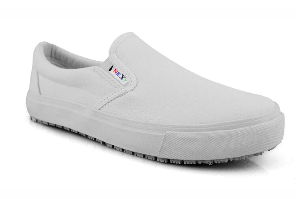 Laforst Next Gen Footwear Women's Sandy 3319 Slip Resistant Sneaker, White, 8