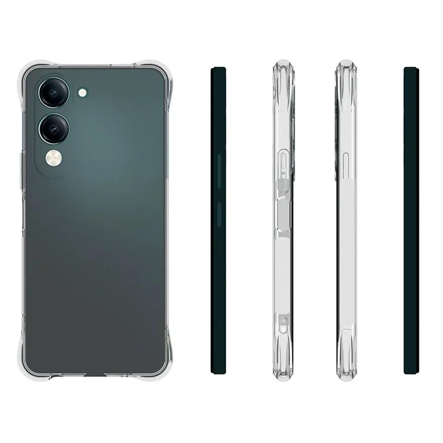 Image of Compatible for [ vivo Y19e ] Bumper Back Case Cover for [ vivo Y19e ] - Transparent