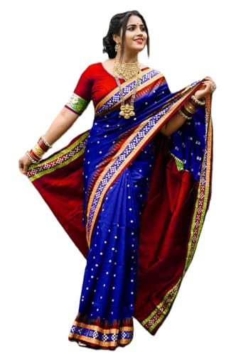 Image of NEW COLLECTION Women's Odisha Handloom Sambalpuri Pata Saree Temple Border Pasapalli Bomkai Buti Boyanika Design Saree Banarasi Soft Papa Silk Simple Ethnic Orissa Sari with Blouse Piece