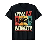 Gamer 15th Birthday Shirts 15 Years Old Gifts