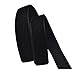 Produktbild rosenice 25 Yard Samtband Schleifenband 1,5 cm DIY Handwerk Samt Schmuckband zum Nähen Dekoration (schwarz)